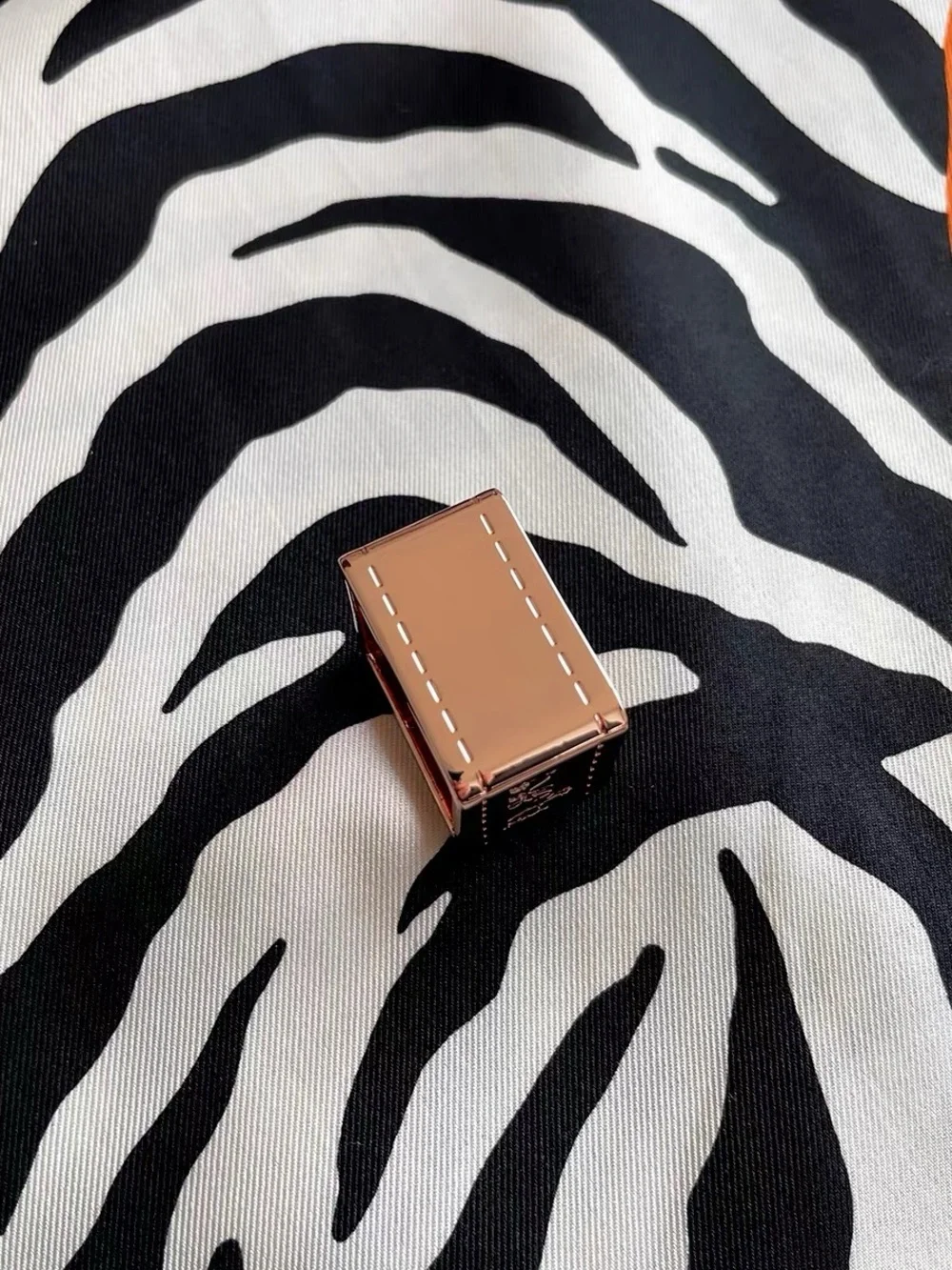 Luxury Rose Gold Scarf Ring